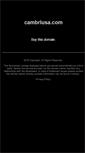 Mobile Screenshot of cambriusa.com